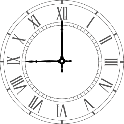 Horloge 9h-21h parfum A la brune, le Lys exhalé par l'Horloge de Flore de HF Perfumes à Grasse.